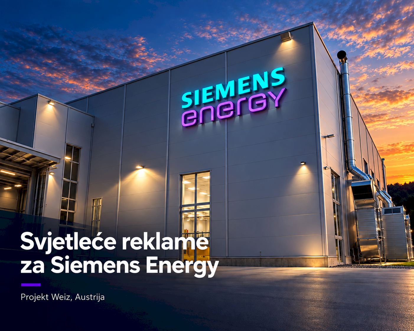 Siemens Energy - svjetleće reklame